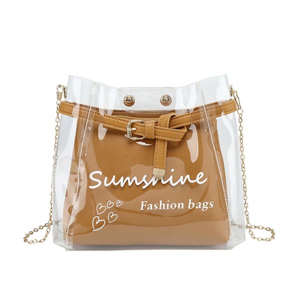2 i 1 axelväskor Jelly Bag GUL yellow