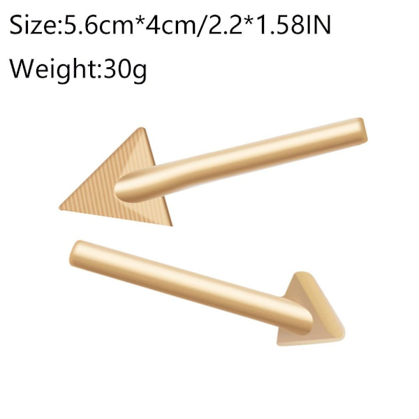 Juotosrautapistoolin kärjet Kolmion muotoinen kuparipää 2 kpl 2 kpl 2PCS