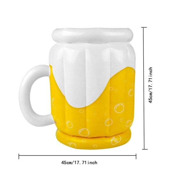Summer Party Bucket Cup Hållare Uppblåsbar Pool Float Beer Style 4
