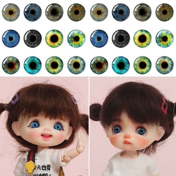 20 stk/10 par Eyes Crafts Eyes Puppet Crystal Eyes 10MMCOLOR 10mmcolor random