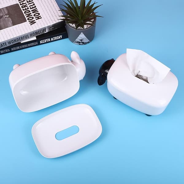 Kleenexboks Papirhåndkleboks HVIT White