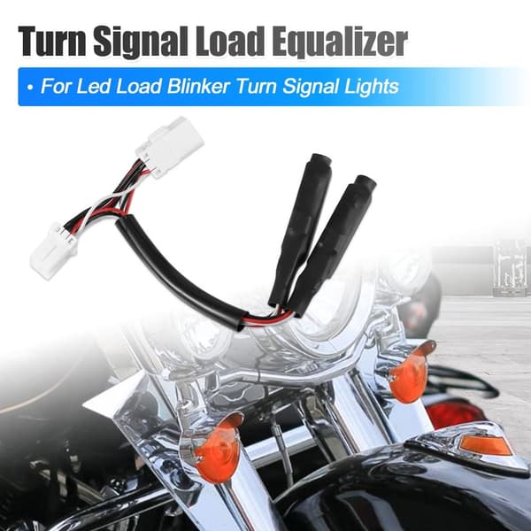 1 stk. motorcykel blinklys LED blinklys Plug-In Equalizer