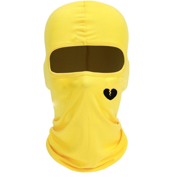 Full Face Cap Cycling Balaclava KELTAINEN yellow