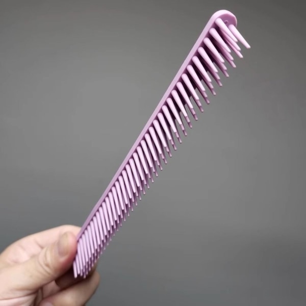 3 Rækker Detangling Comb Curl Defining Brush LILLA Purple