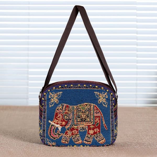 Lærred Håndtaske Broderitaske 4 4 4
