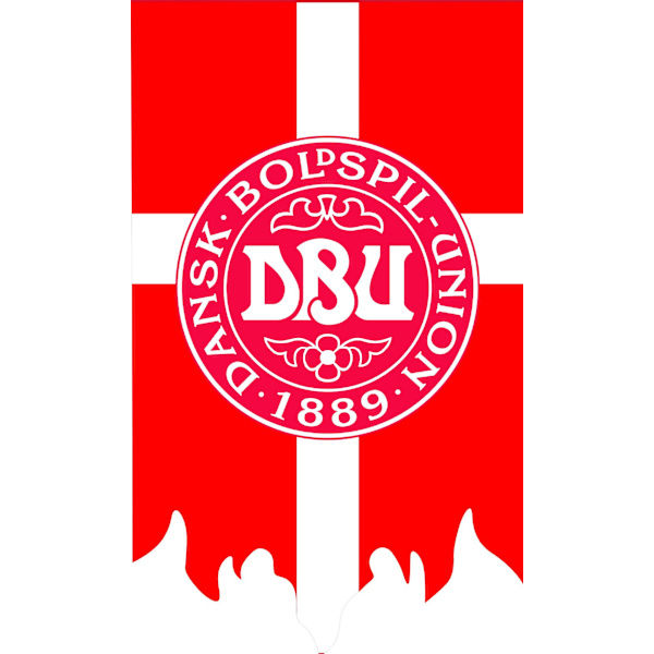 Dekorative danmarksflag til fodboldfester, fanartikler, bardekorationer til EM 2024 Denmark