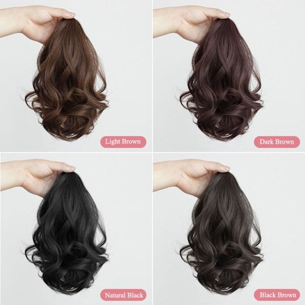 Hestehaleklips Hårklemme MØRKEBRUN Dark Brown
