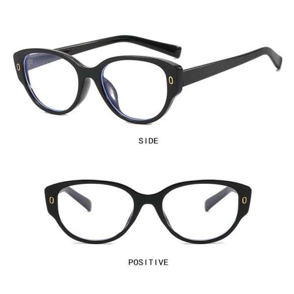 Anti-blått ljus glasögon fyrkantiga glasögon 5 5 5