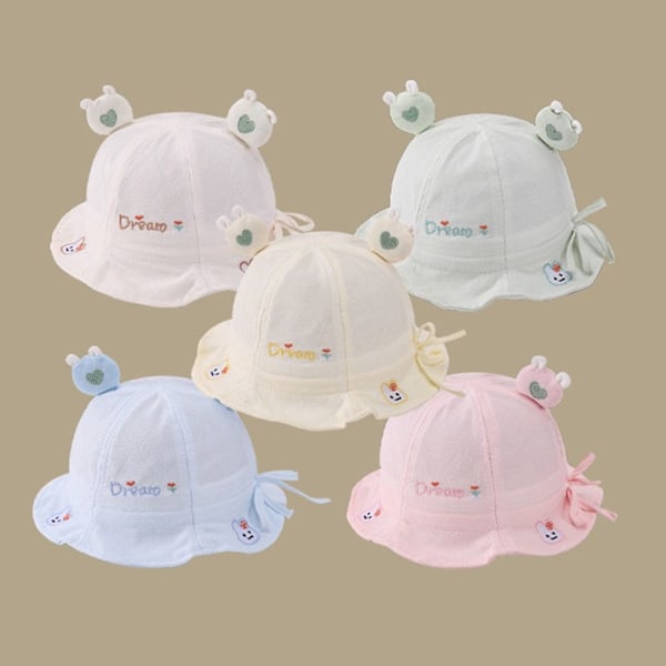 Jenter Bøttelue Babycapser GUL yellow