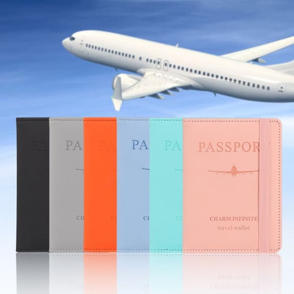 RFID-passikotelo ja -suojus, sininen Blue