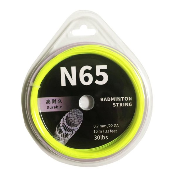 Badmintonracketsträng Badmintonrackettråd GUL yellow