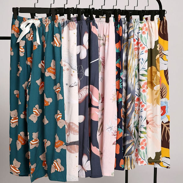Pyjamasbyxor Blommiga Sovkläder 6 6 6