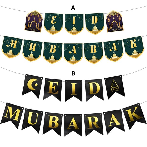 Eid Mubarak Banner Eid al-Fitr Fest A
