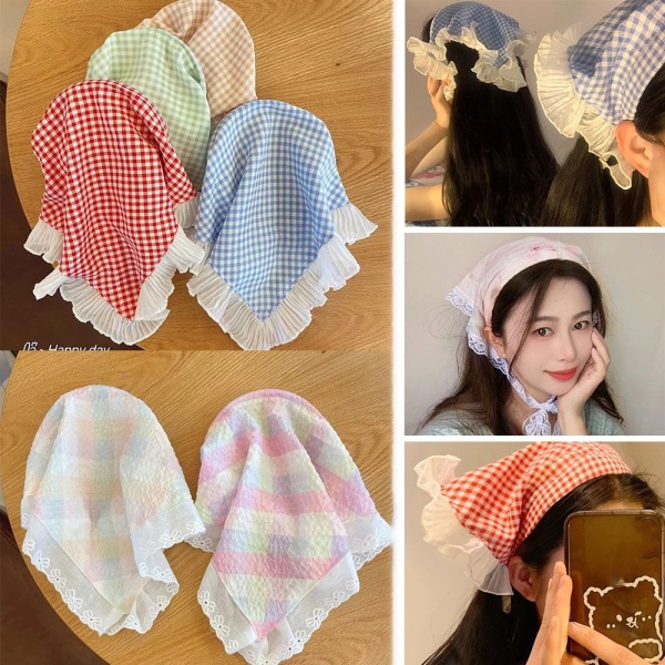 Triangle Headscarf Hårbøyle Triangle Scarf 2 2 2