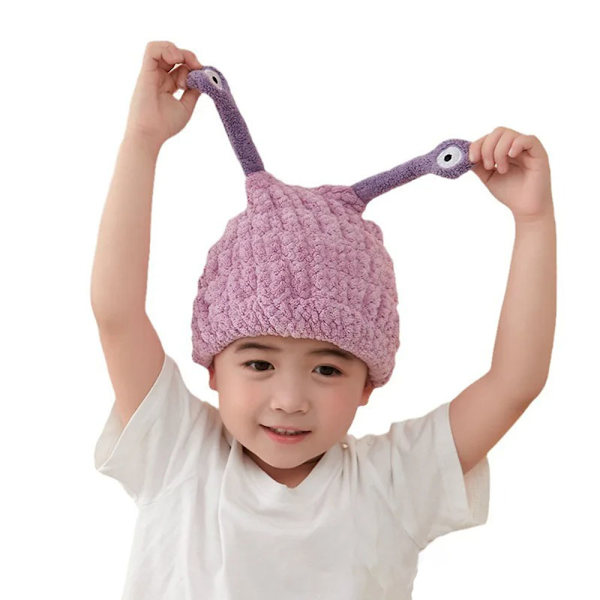 Tegnefilm tørt hår Cap Baby tørt hår Cap LILLA Purple