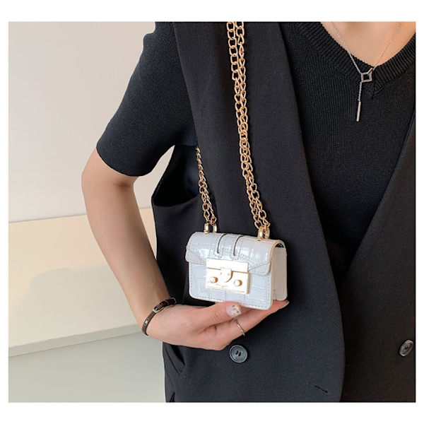 Mini Håndtasker Skuldertaske SØLV silver
