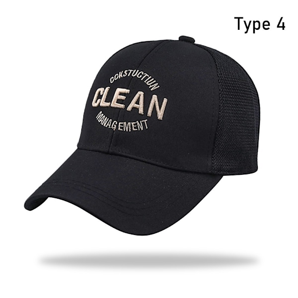 Vintage baseball-lippikset Hauskat Trucker-hatut 4 4 4