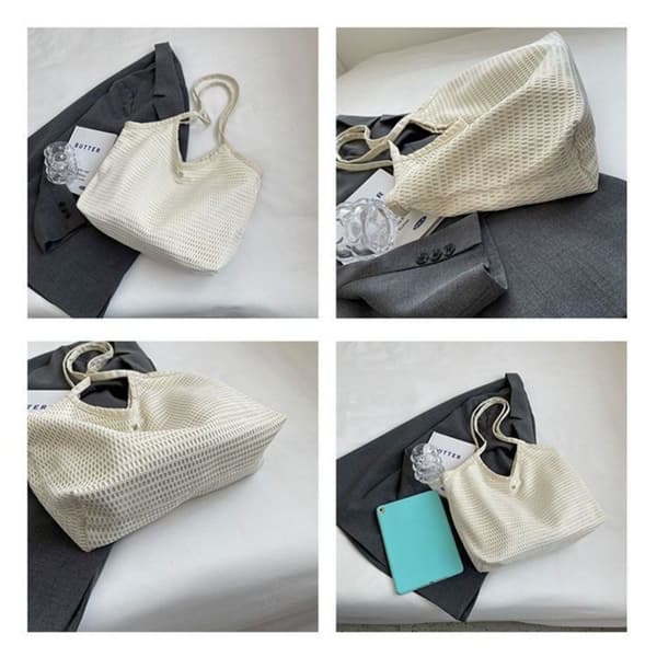 Skulderveske Handlenett SVART black