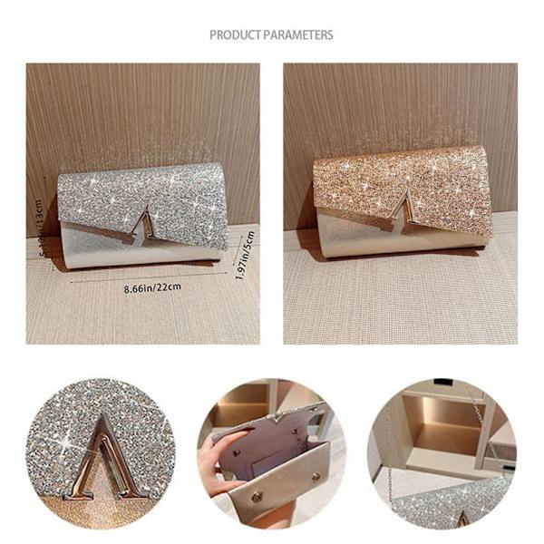 Bowknot Evening Bag Axelväskor GULD gold