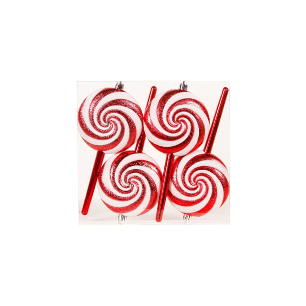 Christmas Candy Ornaments Lollipop Ornament 4STK/SETT 4STK/SETT 4pcs/set