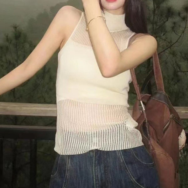 Hul Sexy Topp Strikket Topp APRIKOS Apricot