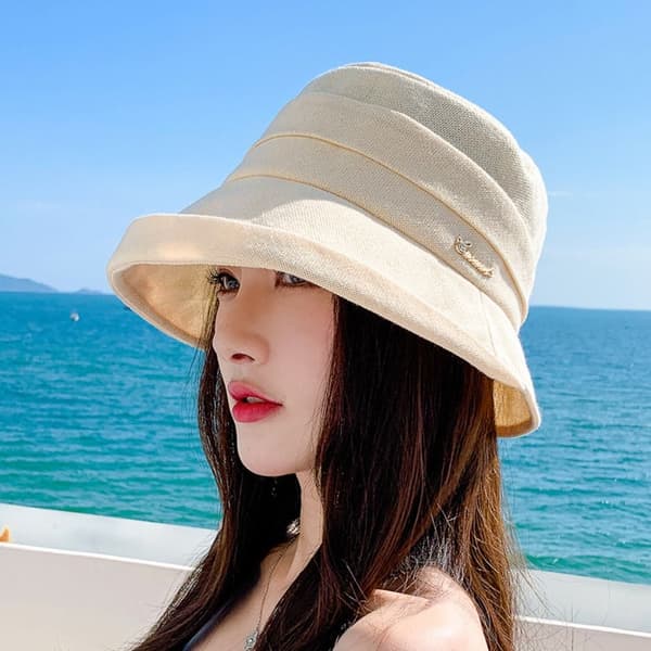 Fiskehatt Solhatt BEIGE Beige