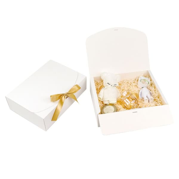 10 st Ramadan Presentaskar Rosett Party Presentask VIT 20CM*20CM*8CM white 20cm*20cm*8cm