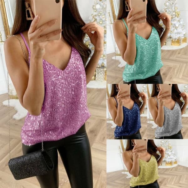 Camisole Stroppetopp for kvinner GULL M Gold M