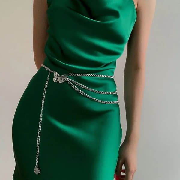 Taljekæde Body Chain SØLV silver