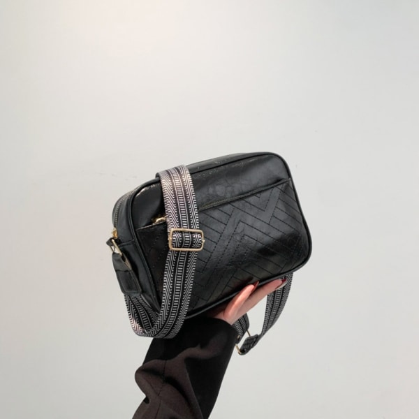 Skuldertaske Messenger Bag SORT SORT Black