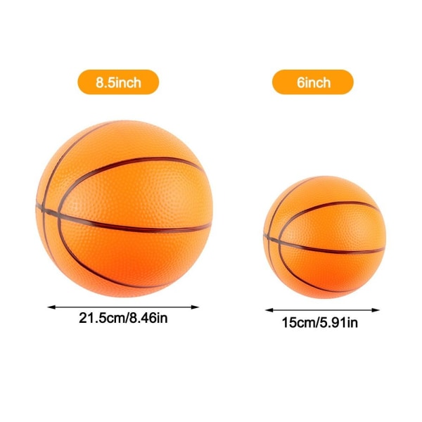 Oppblåsbare Små Basketball Toy Beach Balls ORANGE-6IN Orange-6in