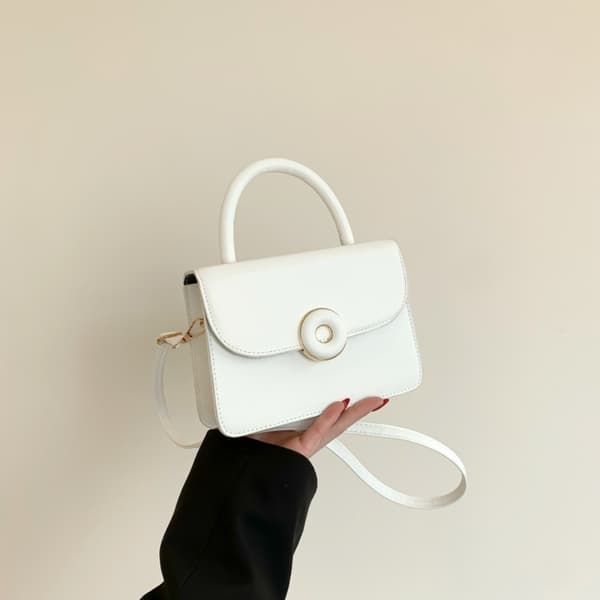 Skulderveske Messengerbag HVIT White