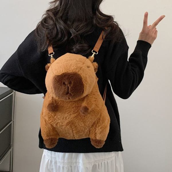 Capybara plysjryggsekk Capibala Crossbody Bag 1 1 1