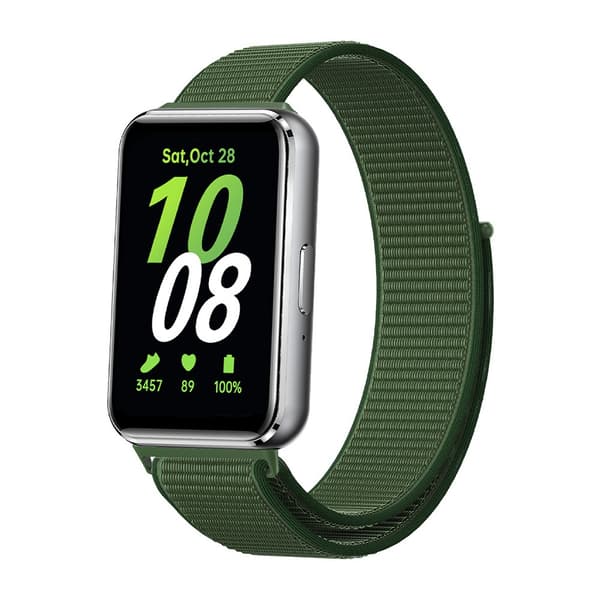 Nylon Loop Armband Svart Black