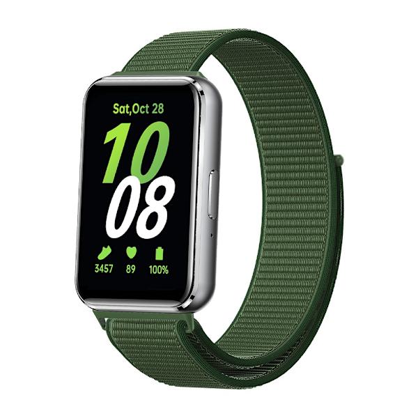 Nylon Loop Strap Armband SVART Black