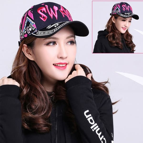 Baseball Cap Hip Hop Kasketter SORT Black
