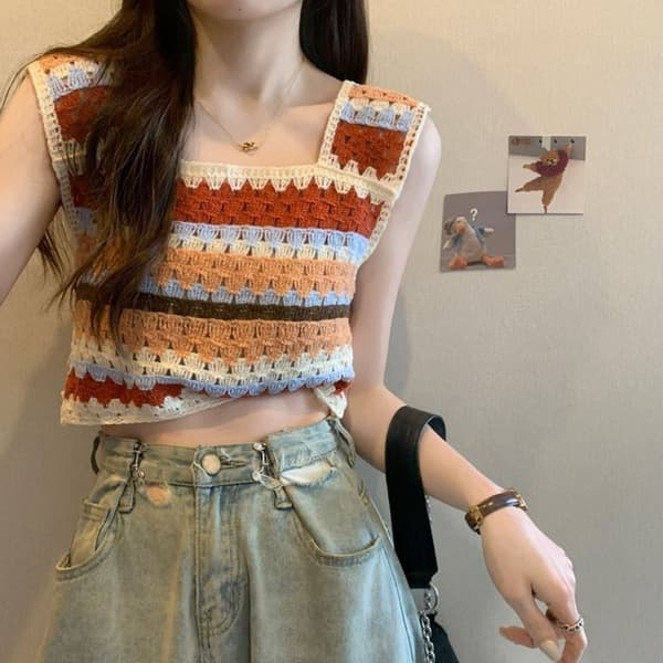 Crop Topit Bikini Topit APRICOT Apricot