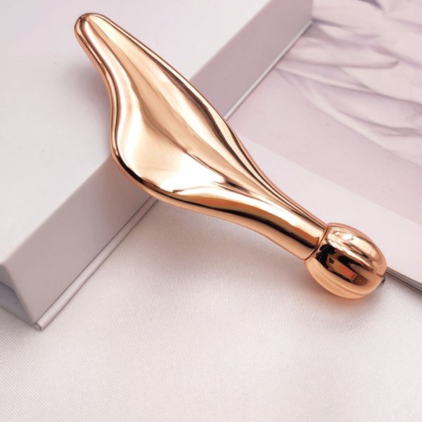 Ansigtsskrabende massageværktøj Gua Sha Tool ROSE GULD Rose Gold