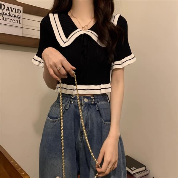 Crop Top Dametop HVID White