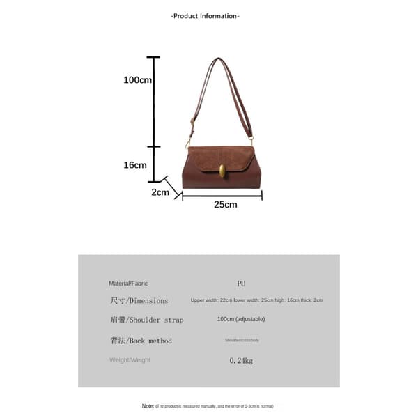 Skuldertaske Messenger taske SORT Black