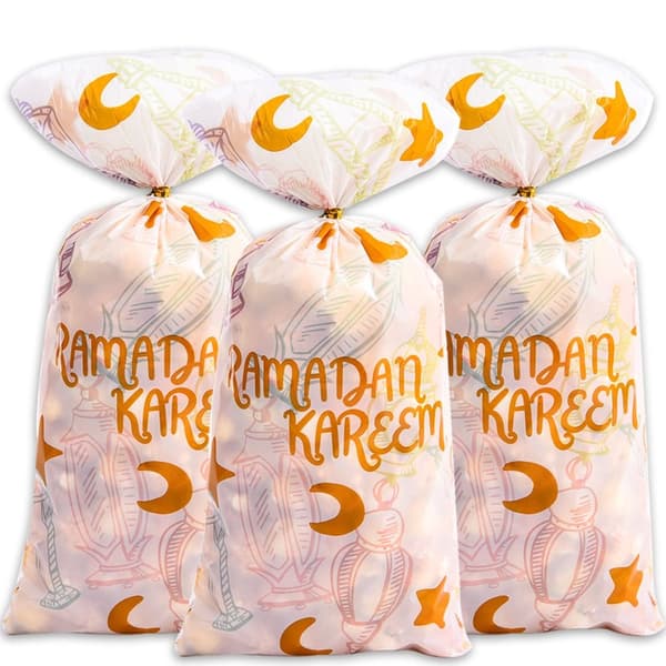 50 stk Ramadan Kareem Gaveposer Eid Mubarak Godteri Kakepose