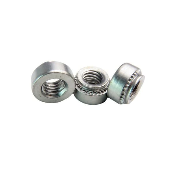 25 stk. selvklemmende muttere, naglemutter, rundt hode, stål 25PCS