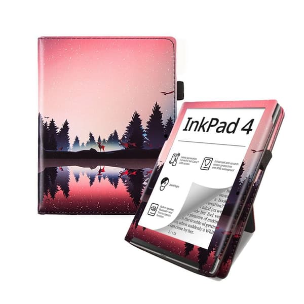 eReader Kotelo Älykäs Suojus PUNAINEN PUNAINEN Red