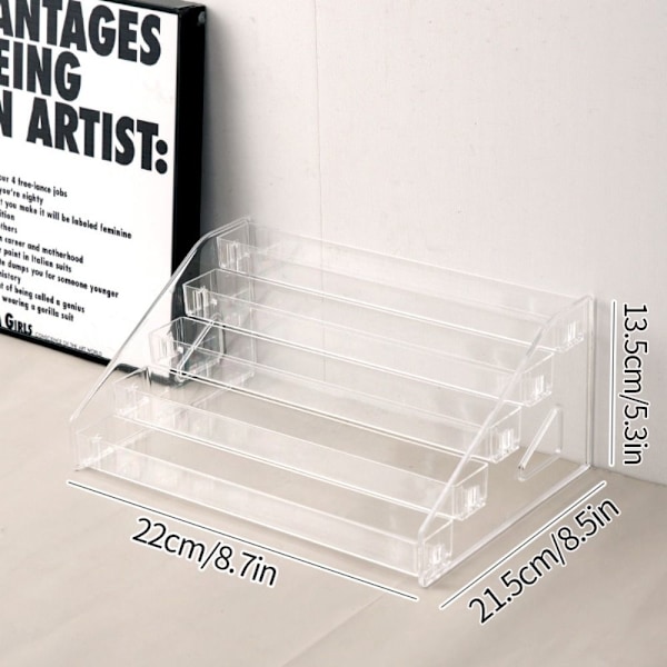 Transparent displaystativ Akryl opbevaringsstativ M M