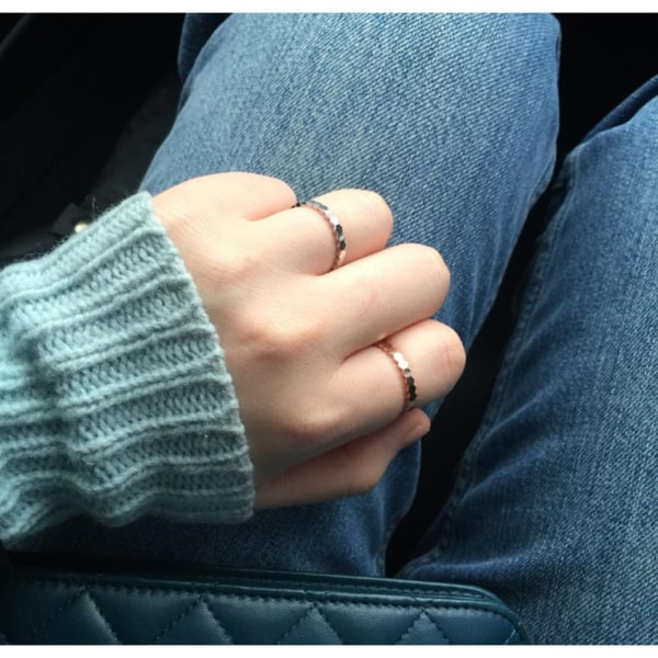 Honeycomb Fashion Sormus Eternity Ring F F F