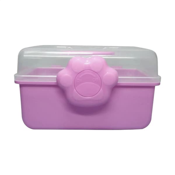 Kattklo Förvaringslåda Displaylåda ROSA pink
