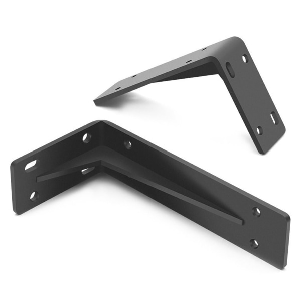 Penkkipöydän hyllyteline Seinään kiinnitettävä tuki MUSTA 6TUUMA black 6inch