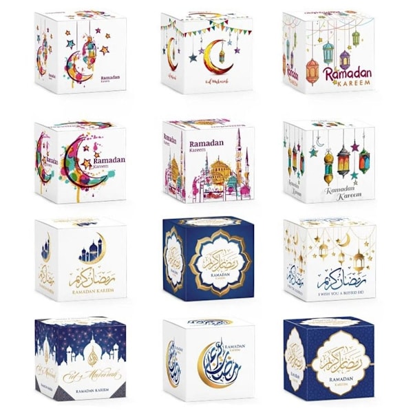 6st EID Mubarak presentförpackning Godispåsar STIL 1 STIL 1 Style 1