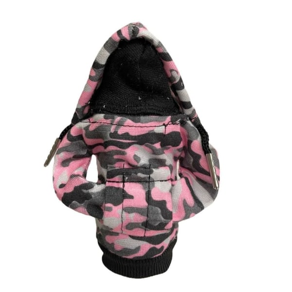 Huppari Auto Vaihteenvaihde Cover Nuppi Huppari Sweatshirt PINK pink camouflage-camouflage