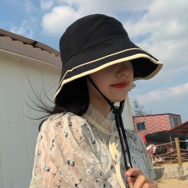 Bucket Hat Fisherman Cap SORT Black